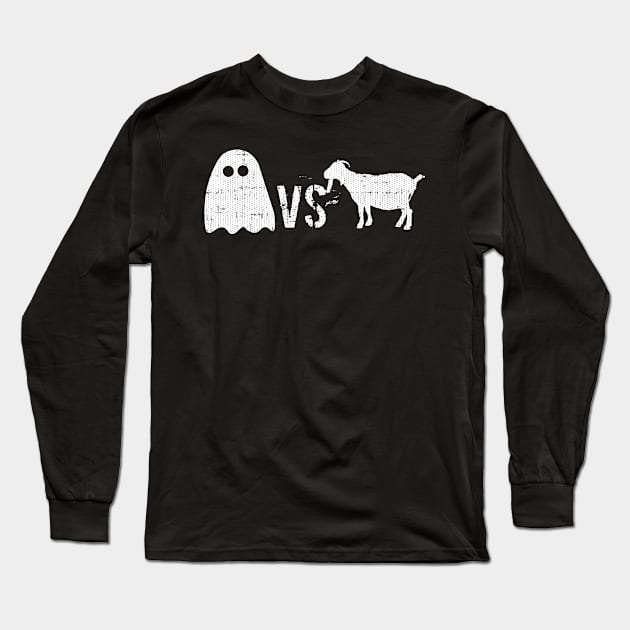 Ghost Vs GOAT Long Sleeve T-Shirt by Swagazon